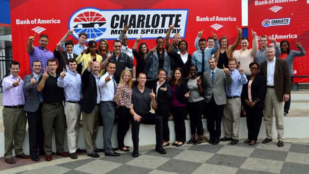 CSL students tour the Charlotte Motor Speedway.