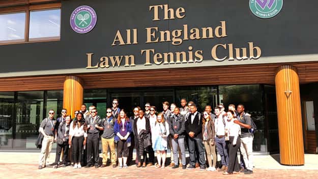 The All England Lawn Tennis Club, home of Wimbledon tennis tournament.
